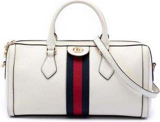 Gucci Pre-owned Gucci Medium Calfskin Web Ophidia Top Handle Bag Ladies 9D3M4RHCVFMVI59J