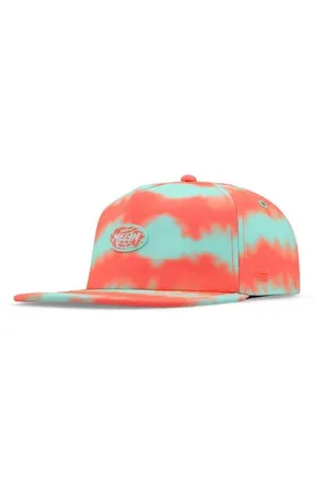 Melin Hydro Eagle Neon Tie Dye Hat in Infrared at Nordstrom, Size X-Large