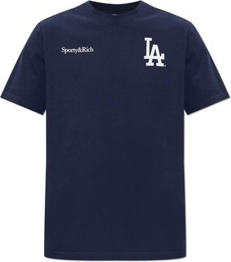 Sporty & Rich unisex, Camisetas, Azul, Talla: XS