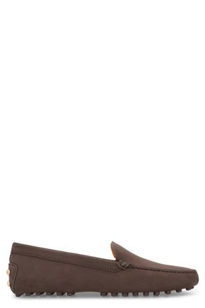 Tod's Brown Solid Loafers