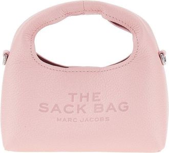 Marc Jacobs Grained leather micro The Sack bag Woman One Size