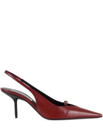 Victoria Beckham Pumps con cinturino posteriore e fiocco - Rosso