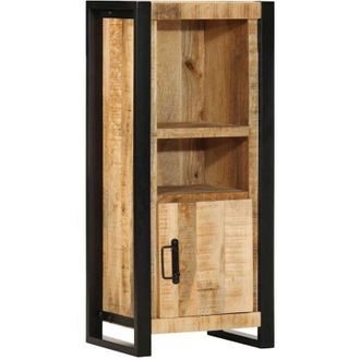 vidaXL Armario De Ba&ntilde;o Madera Maciza De Mango 40x30x90 Cm Vidaxl