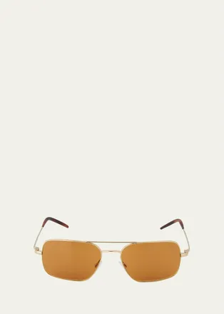 Oliver Peoples Victory 55MM Rectangular Sunglasses
