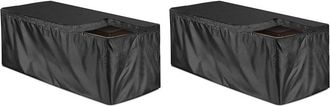 OEM 2 Tapas Para Cajas De Jard&iacute;n Con Cremallera Impermeable, Tapas Para Cajas De Almacenamiento De Jard&iacute;n, Cubierta Protectora
