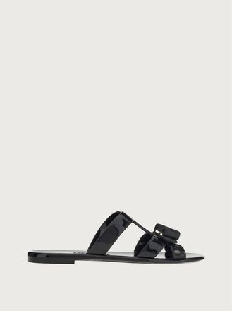Ferragamo Womens Lylia Jelly Sandal In Nero