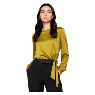 Kocca Dames, Blouses & Shirts, Groen, Maat: L Zijde
