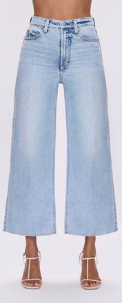 Pistola Denim Lana Raw Hem High Waist Crop Wide Leg Jeans in Sun-Kissed Vintage at Nordstrom Rack, Size 29P