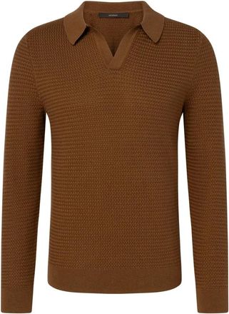 Windsor Truien & Vesten, Heren, Bruin, M, V-hals Gebreid