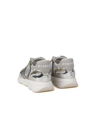 Pinko Womens Sneakers Silver Footwear - Sports