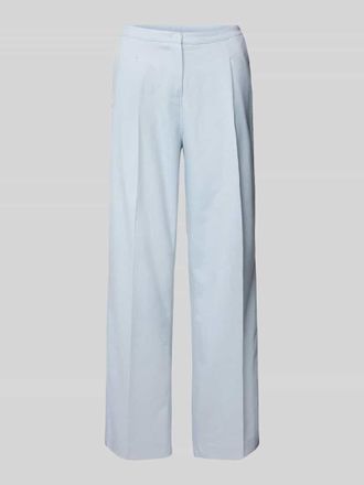 OPUS Ausgestellte Stoffhose mit Leinen-Anteil Modell Maiga in Hellblau, Gr&ouml;&szlig;e 44
