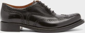 Versace Men & apos;s Maverick Leather Derby Shoes