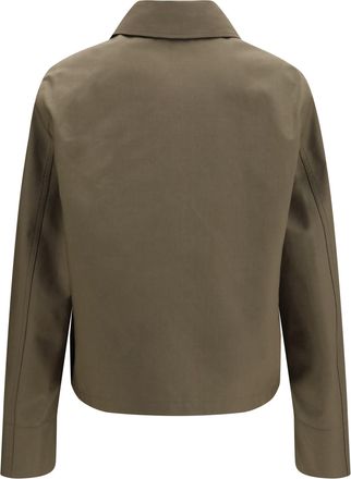Fendi Mackintosh Fabric Jacket - Green