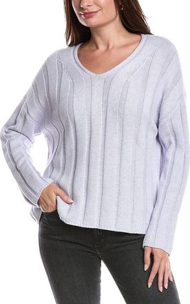 Forté Cashmere Wide Rib Sweater