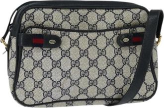 Gucci Pre-owned Plastic Cross Body Bag - Dames - Vintage Schoudertas - Blauw - ONE Size - Vintage