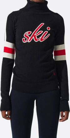 Perfect Moment Neve Wool Sweater In Black