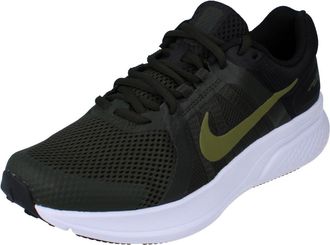 Nike Run Swift 2 Mens Running Trainers CU3517 Sneakers Shoes (UK 10.5 US 11.5 EU 45.5, Sequoia Pilgrim Black White 301)