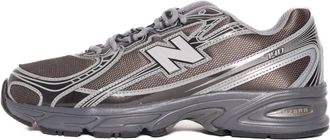 New Balance Mens 740 Metallic Sneakers In Black/ Grey