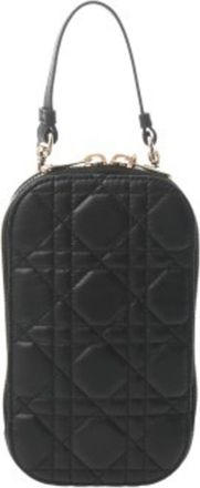 Dior Black Leather Pouch (Pre-Owned)