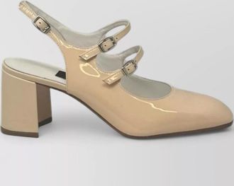 Carel patent leather slingback pumps