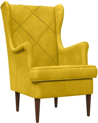 vidaXL Sill&oacute;n Amarillo Terciopelo Vidaxl