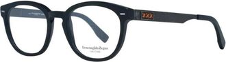 Ermenegildo Zegna Klassieke zwarte optische frames voor mannen - Heren - Brillen - Zwart - ONE Size - Accessoires