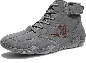 Generic Running Shoes Mens Sneakers for Men Autumn Suede Sports Mesh Breathable Footwear with Stylish Comfortable Design Grey