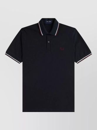Fred Perry cotton logo polo shirt