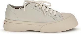 Marni White Calf Leather Bos Taurus Chunky Mens Sneakers