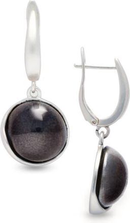 Saachi Cabochon Drop Earrings in Black at Nordstrom Rack