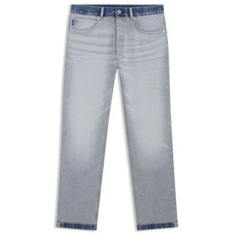 HUGO BOSS Regular-fit jeans in inside-out denim
