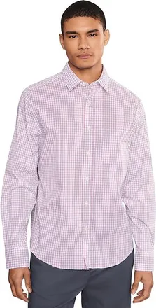 UNTUCKit Long Sleeve Cotton Tek Marten Shirt Mens Clothing Pink : 2XL Regular Fit, Cotton/Elastane/Nylon