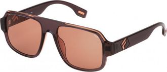 Fila Womens SFI529 54 0J58 Sunglasses - Brown - One Size