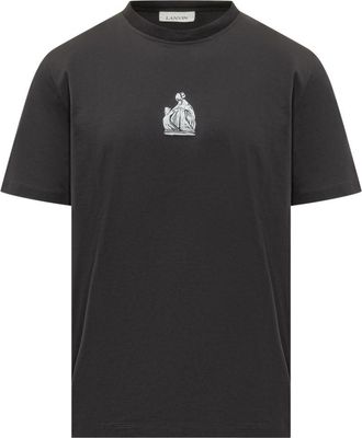 Lanvin Black Crew Neck T-Shirt