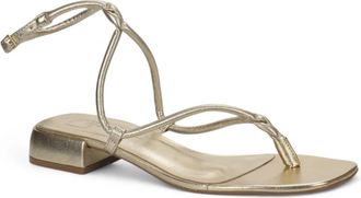 Bruno Menegatti Womens Solene Ankle Strap Sandal In Champagne