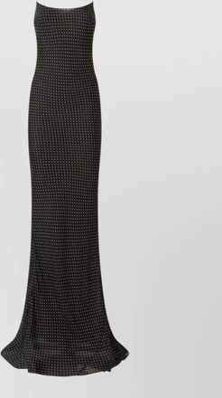 Andamane viscose square neck maxi dress