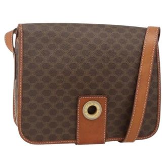 Celine Pre-owned Cross Body Bags, female, Brown, Size: ONE SIZE Pre-owned Vintage Shoulder Bag