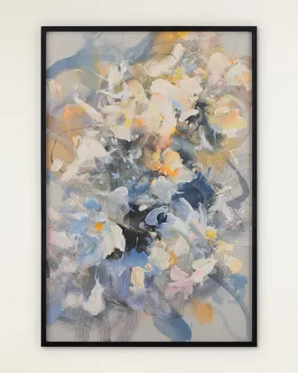 John-Richard Floral Palette I Original Painting by Teng Fei