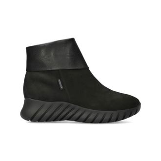 Mephisto Zwarte enkellaars voor dames - Su&egrave;de - Dames - Enkellaarsjes - Zwart - 42 EU - Su&egrave;de - Schoenen