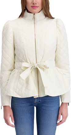 Kensie Quilted Peplum Jacket
