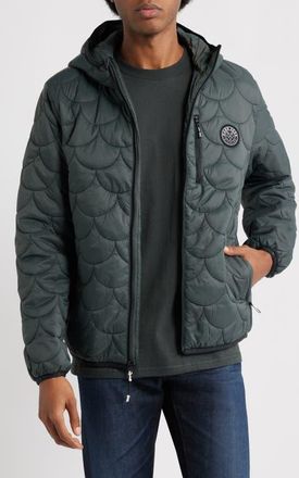 Dark Seas Trabuco Hooded Puffer Jacket in Green at Nordstrom, Size Xx-Large