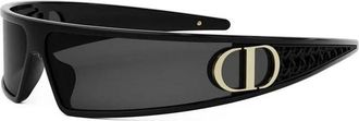 Dior VeryDior M1U Zonnebril - Dames - Accessoires - Zwart - Maat: ONE Size Nylon