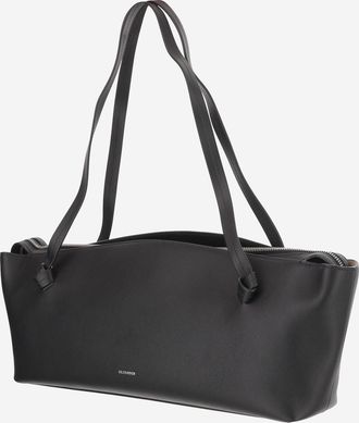 Jil Sander Womens Leather Bag Black Shoulder