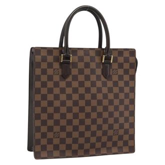 Louis Vuitton Venice Sac Plat Damier Brown Canvas Handbag (Pre-Owned)
