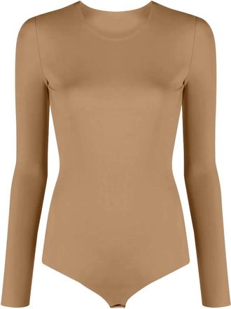 OLYMPIAH pearl scuba bodysuit - Neutrals