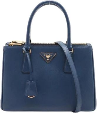 Prada Pre-owned Handbags, female, Blue, Size: ONE SIZE Pre-owned Vintage Handbag