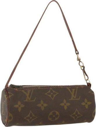 Louis Vuitton Pre-owned Mini Bags, female, Brown, Size: ONE SIZE Pre-owned Leather Pouch