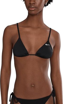 Nike Effortless Essential Triangle Bikini Top Womens Clothing Black : LG, Polyester/Spandex