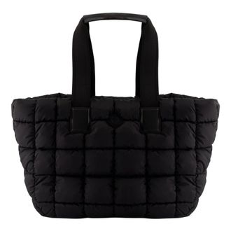 Moncler Zwarte Caradoc Schoudertas - Dames - Shoppers - Zwart - ONE Size - Nylon - Tassen