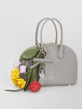 Self Portrait diamante leather mini bag